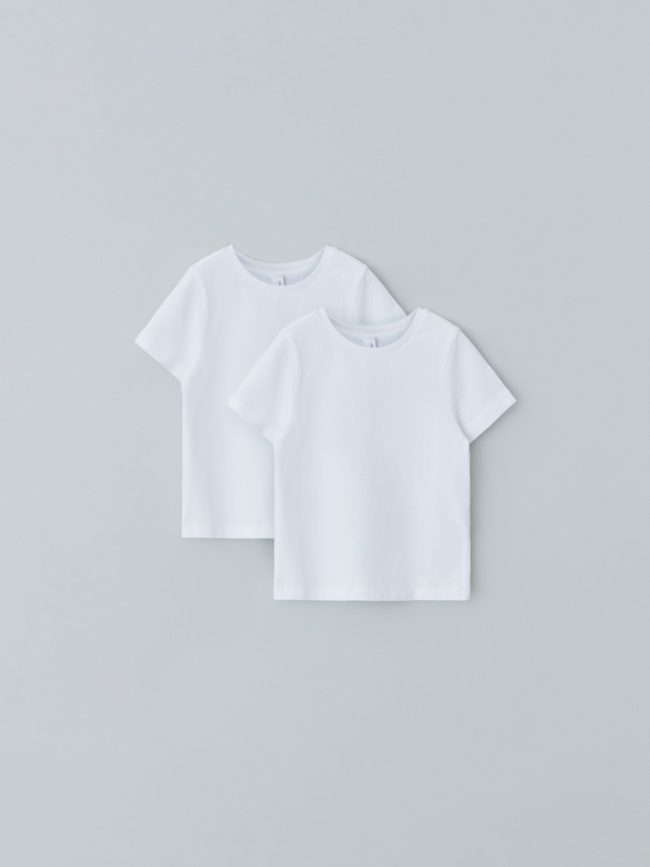 Набор из 2 базовых футболок для девочек, фото - 1