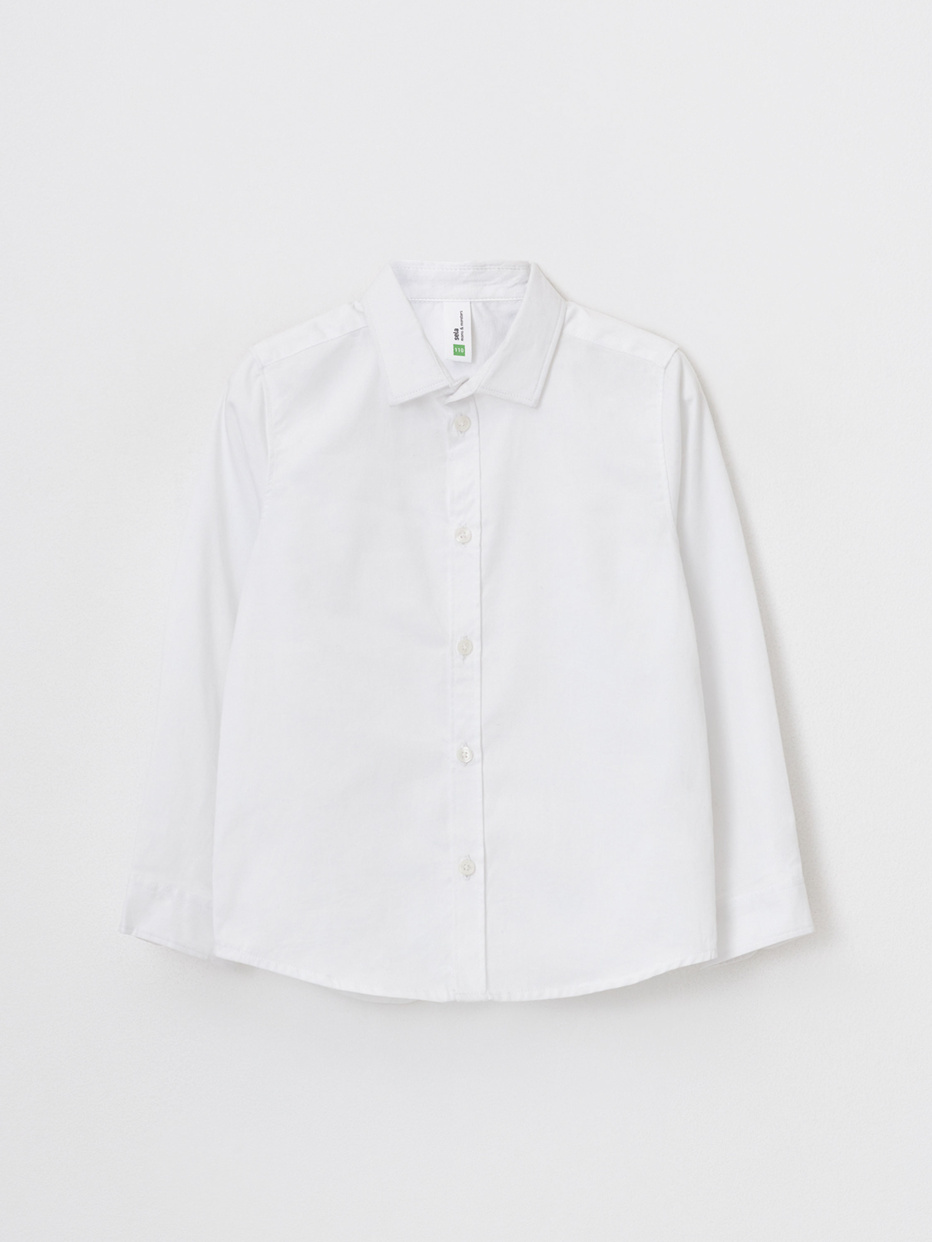 Белая классическая рубашка для мальчиков, фото - 2
