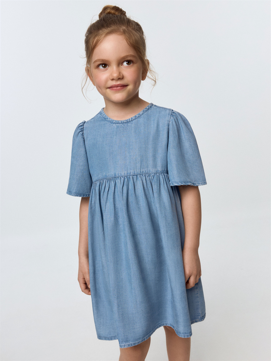 Джинсовое платье для девочек, фото - 1