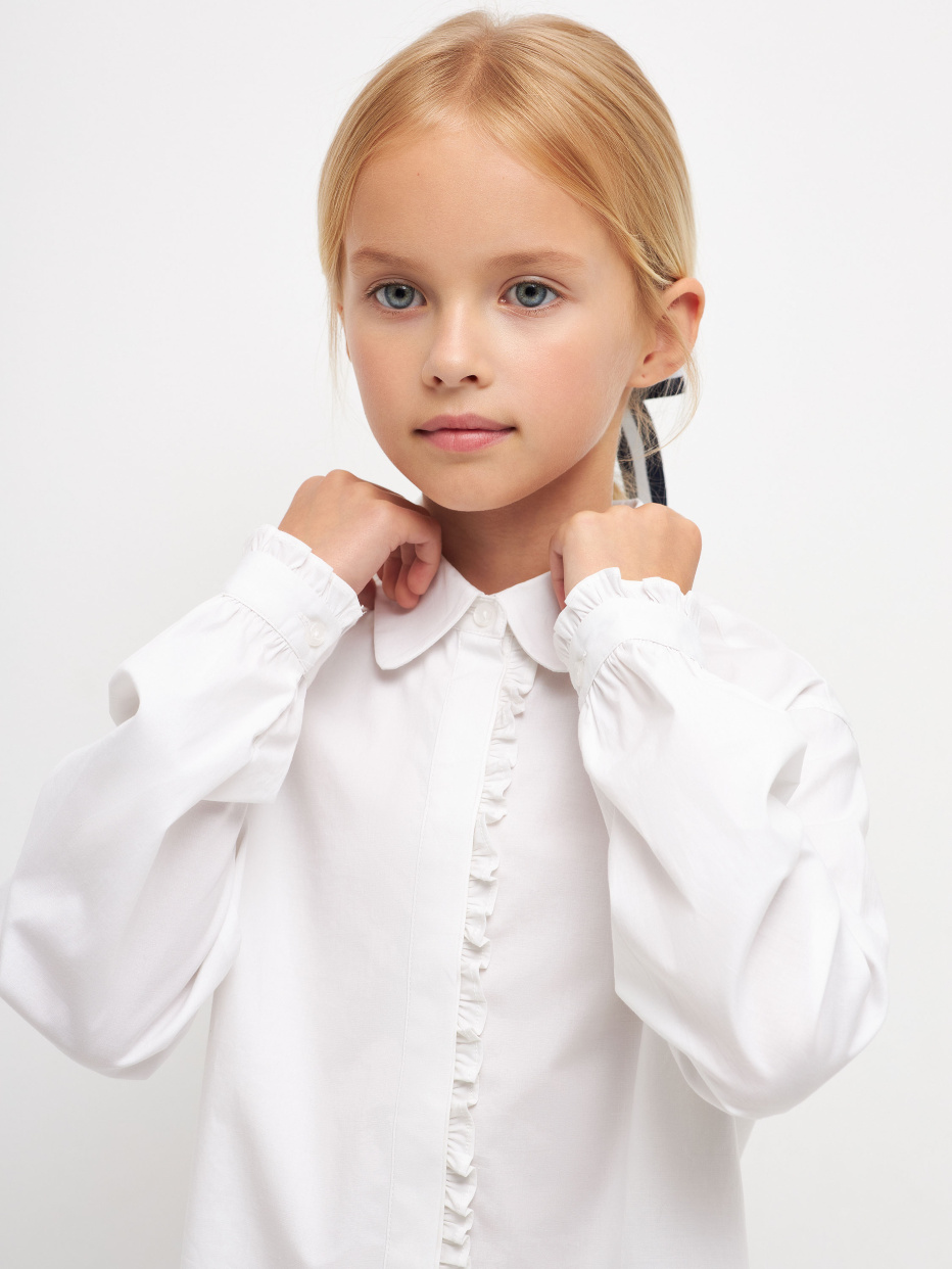 Блузка с оборками для девочек, фото - 7