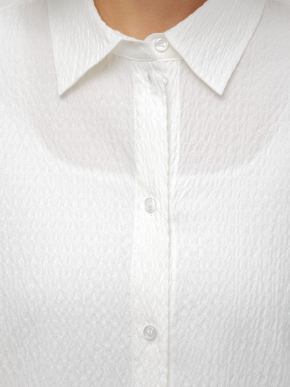 Рубашка оверсайз с короткими рукавами, фото - 4