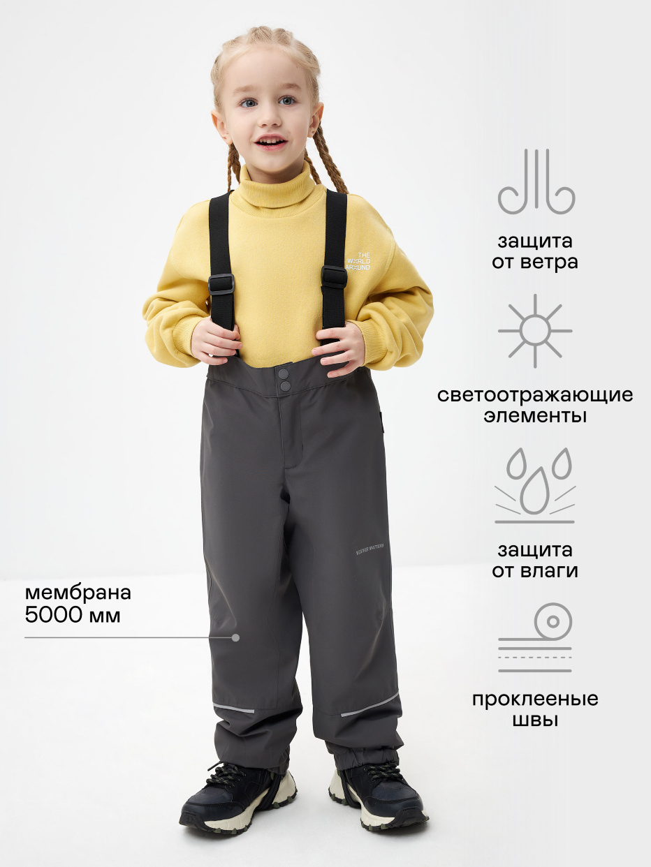 Детские брюки на лямках, фото - 1