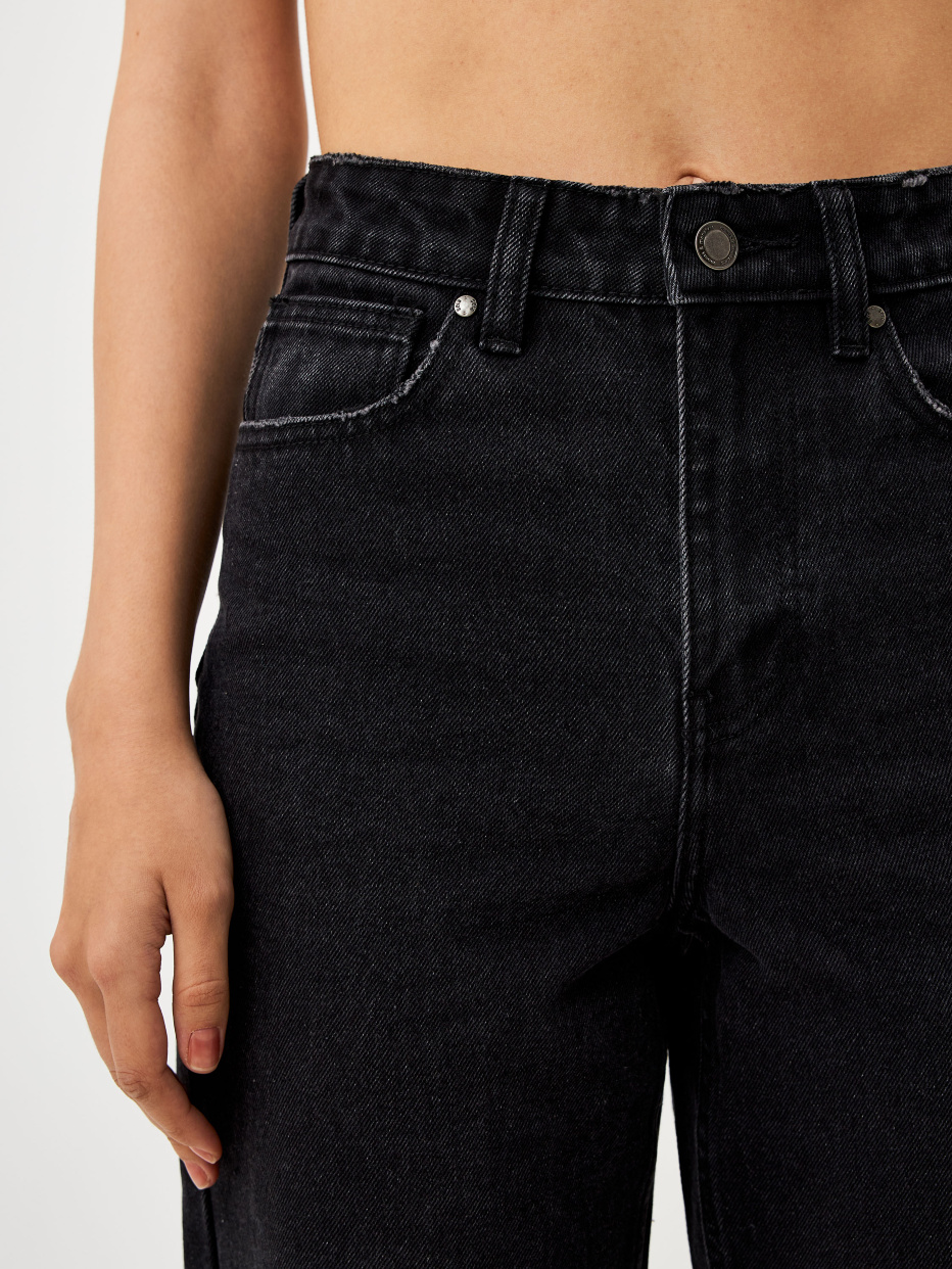 Прямые джинсы с разрезами, фото - 4