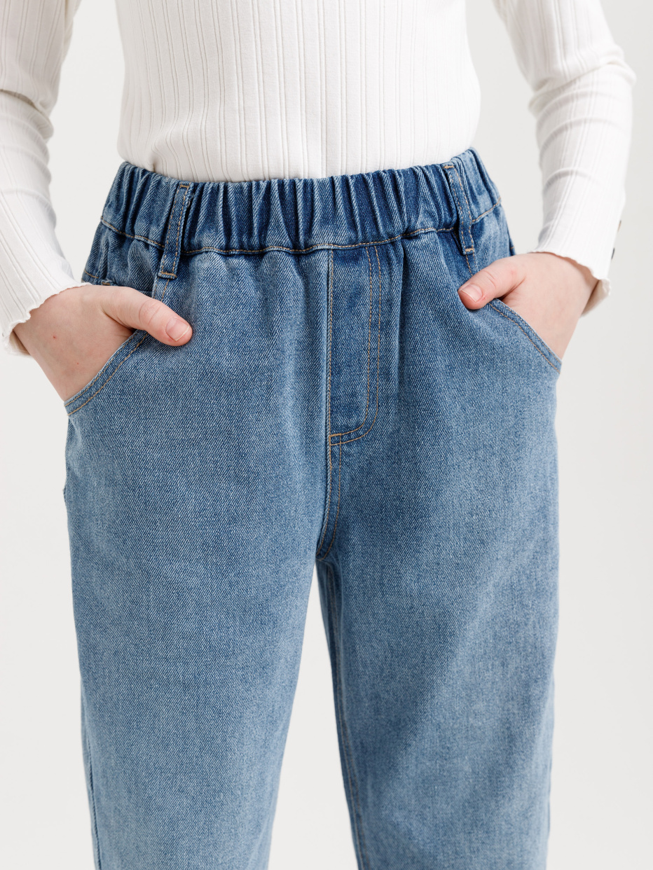 джинсы мом для девочек, фото - 3