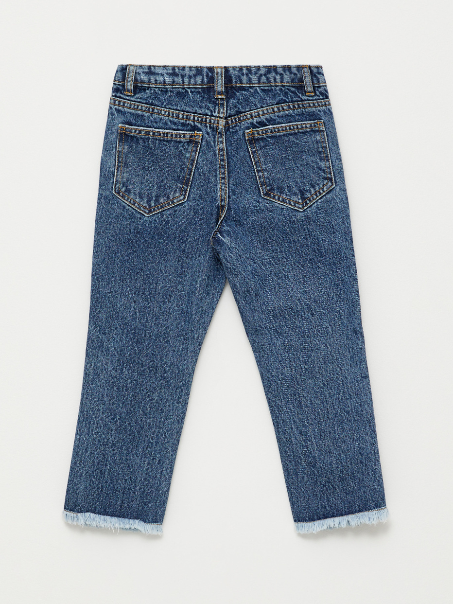 Рваные прямые джинсы для девочек, фото - 4