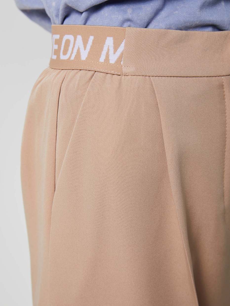 Широкие брюки с эластичным поясом, фото - 4