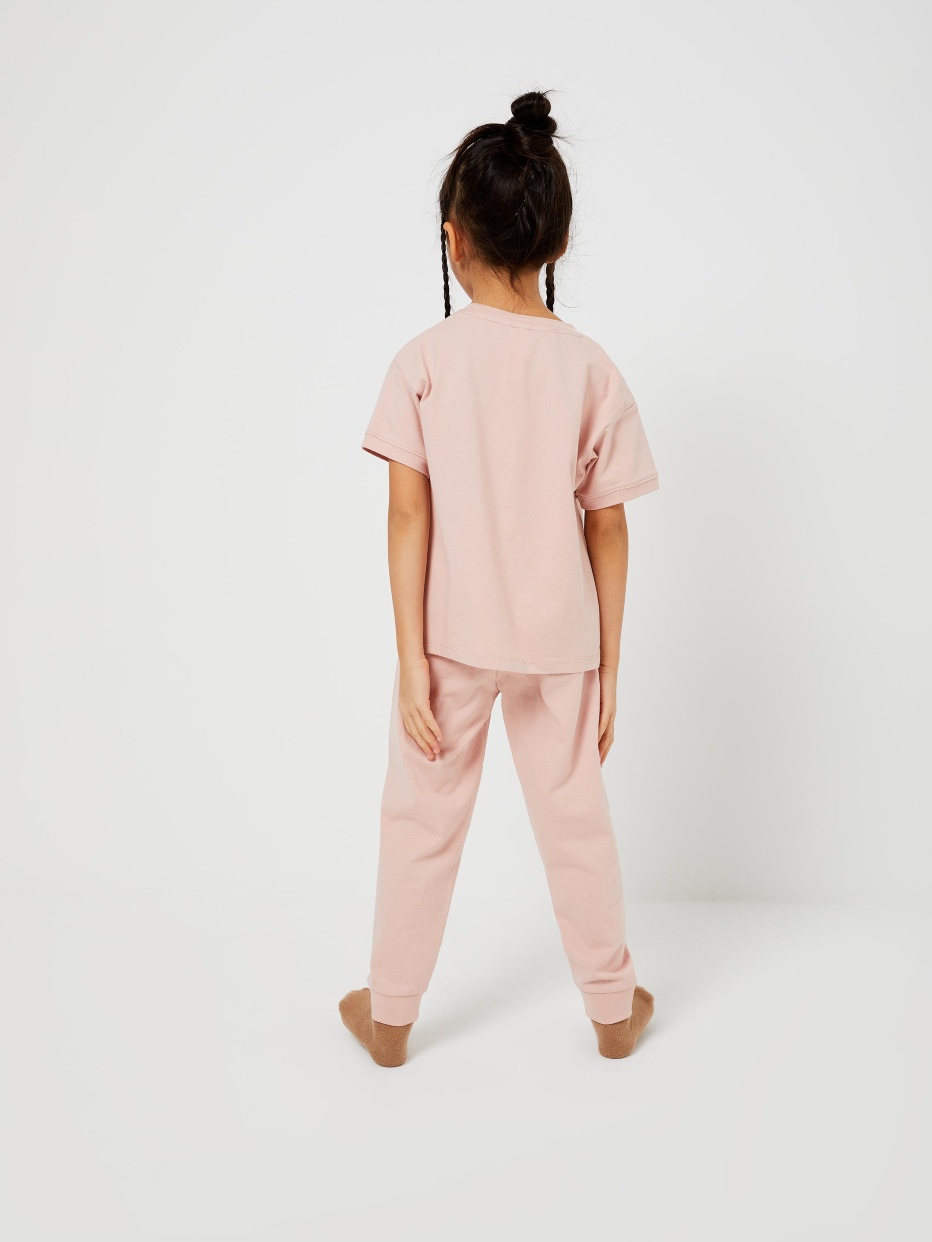 Трикотажная пижама для девочек, фото - 4