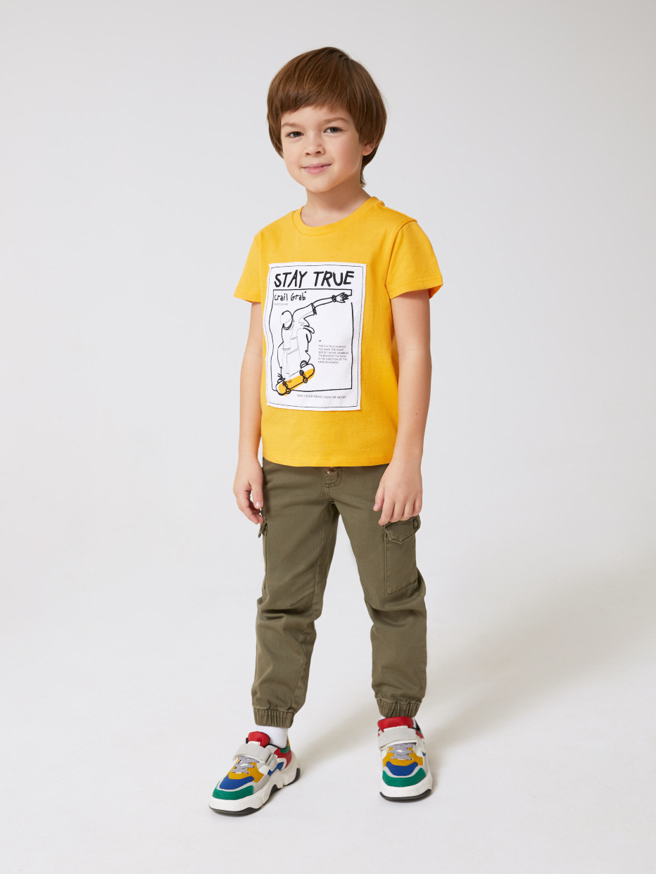 футболка для мальчиков с принтом и вышивкой, фото - 4