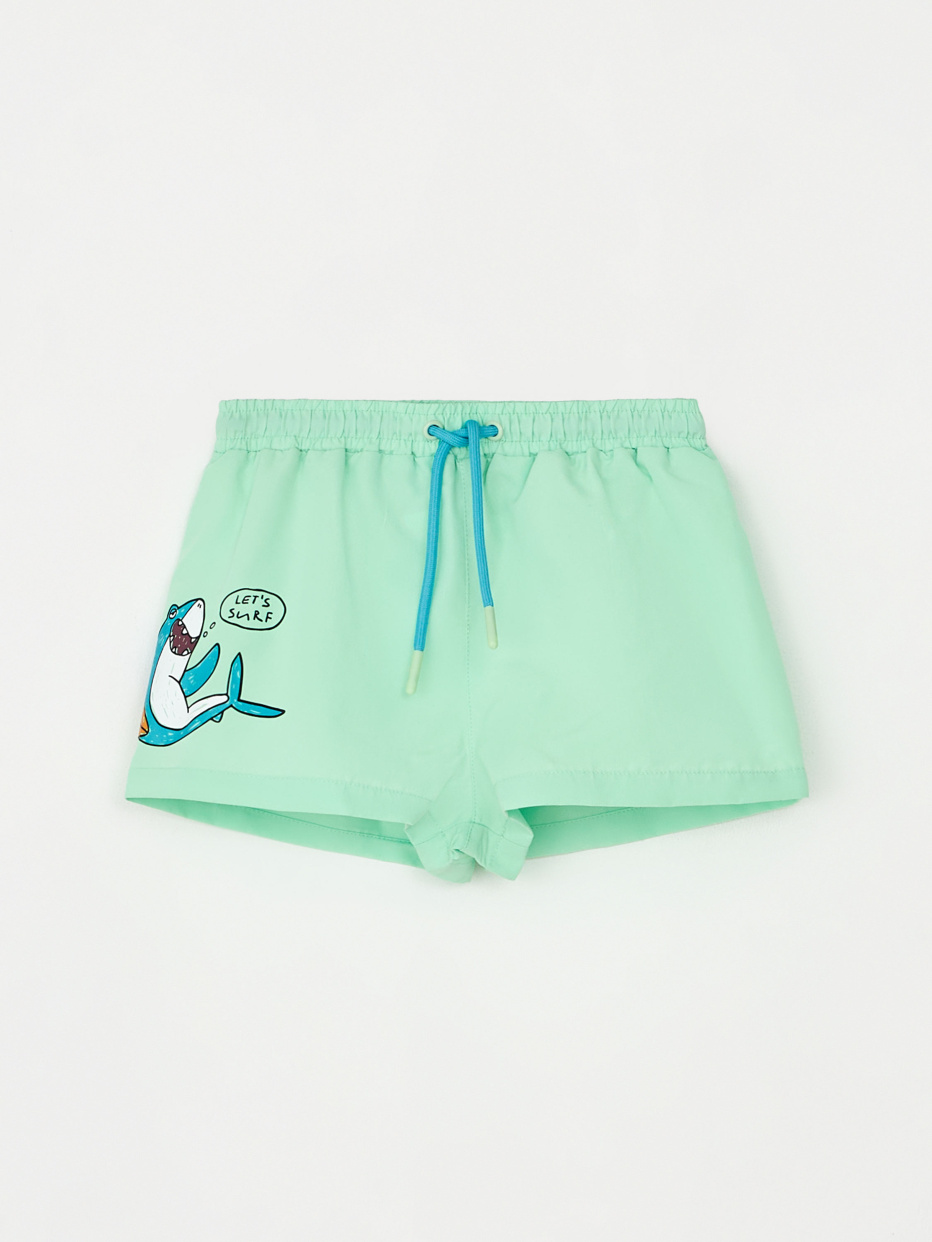 Пляжные шорты с принтом для мальчиков, фото - 1