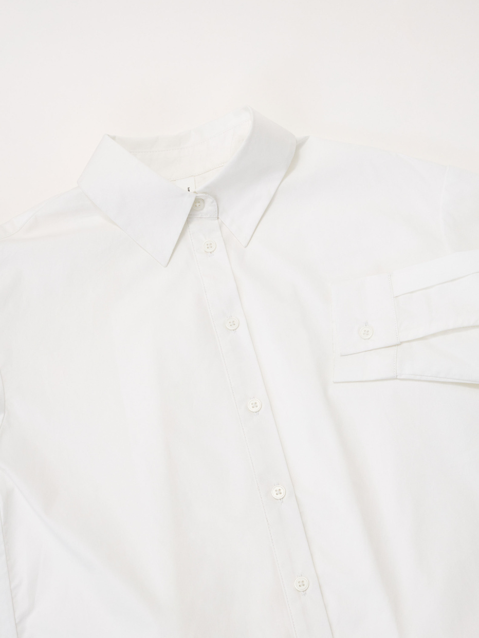 Свободная белая блузка для девочек, фото - 5