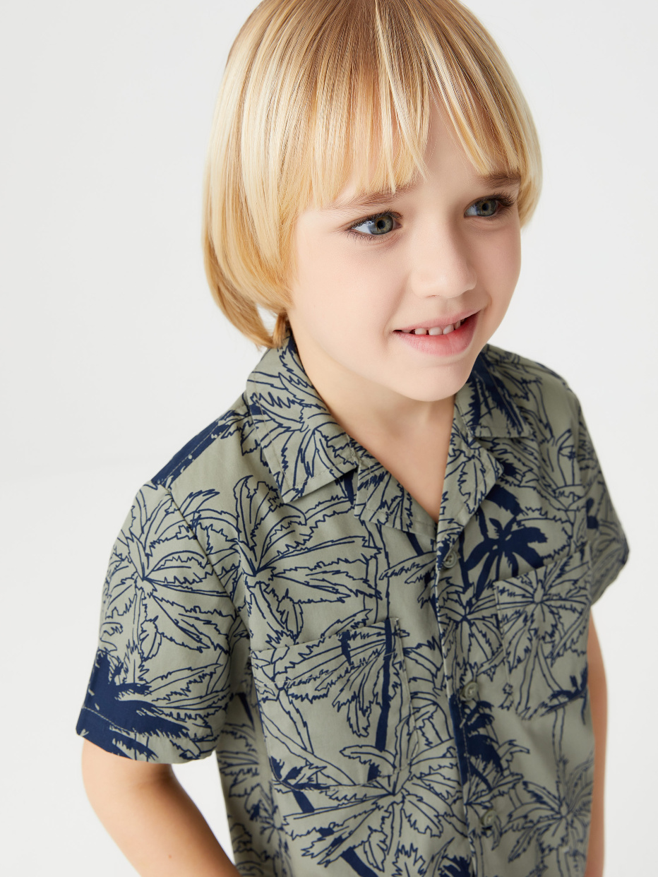 Гавайская рубашка с принтом для мальчиков, фото - 3