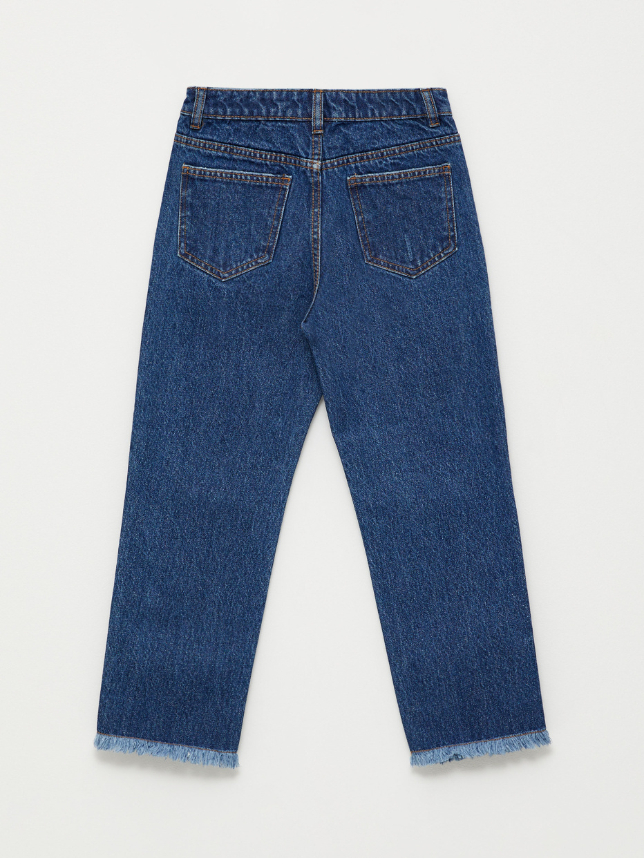 Рваные прямые джинсы для девочек, фото - 4