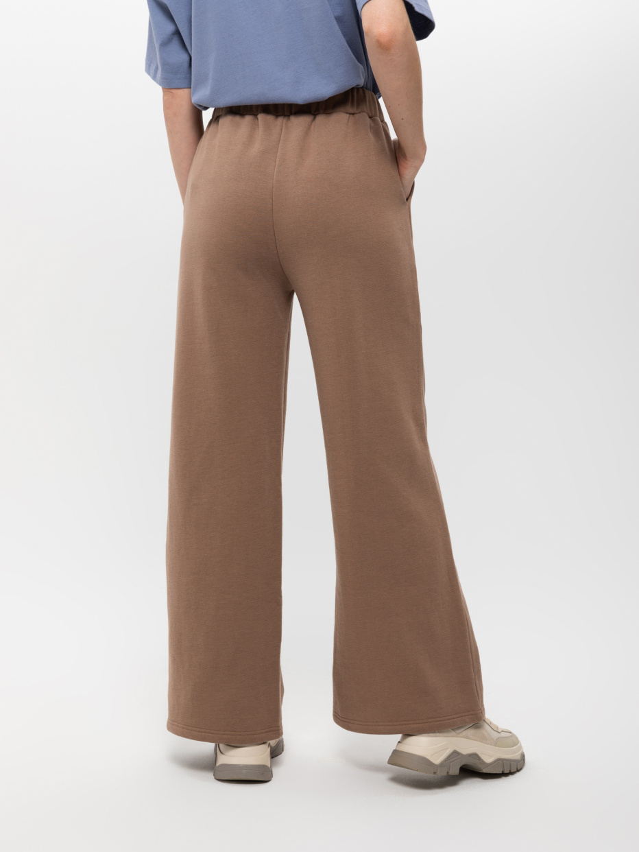 Трикотажные широкие брюки, фото - 5