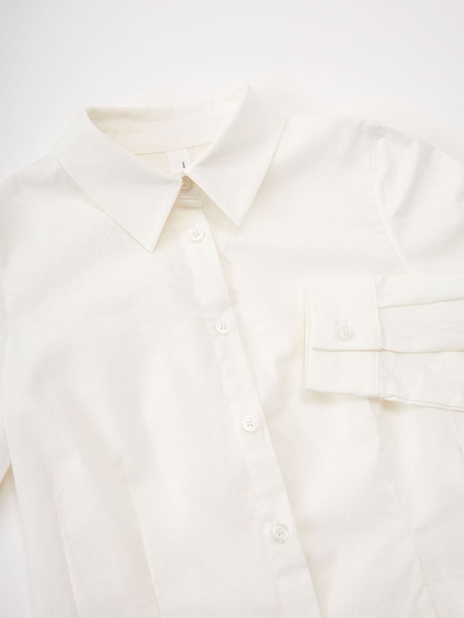 Укороченная приталенная блузка для девочек, фото - 3