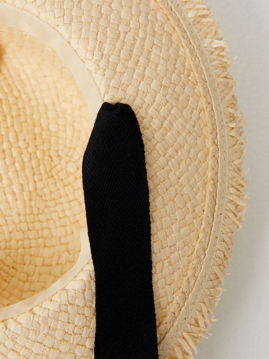Соломенная шляпа с лентами, фото - 3