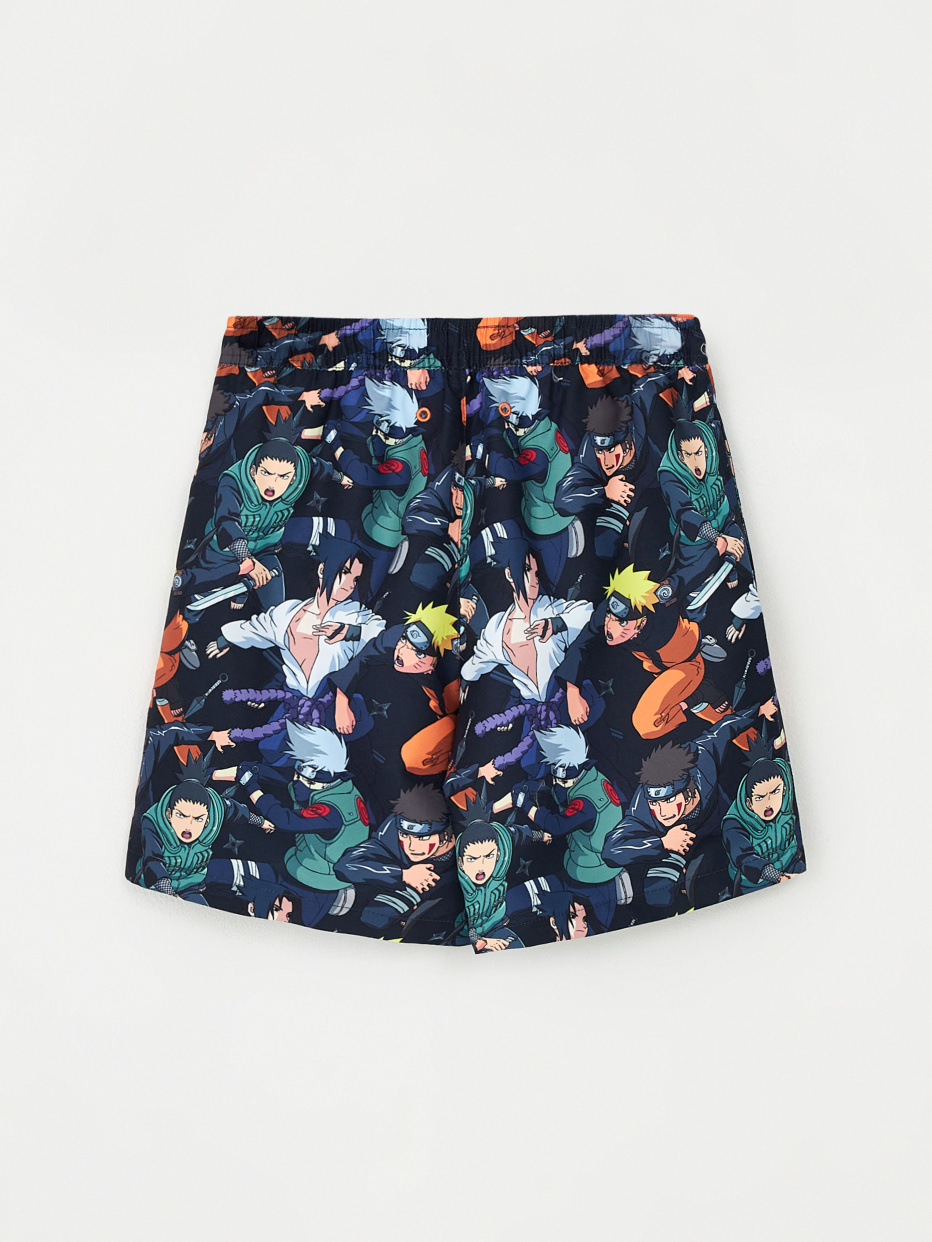 Пляжные шорты с принтом Naruto для мальчиков, фото - 2