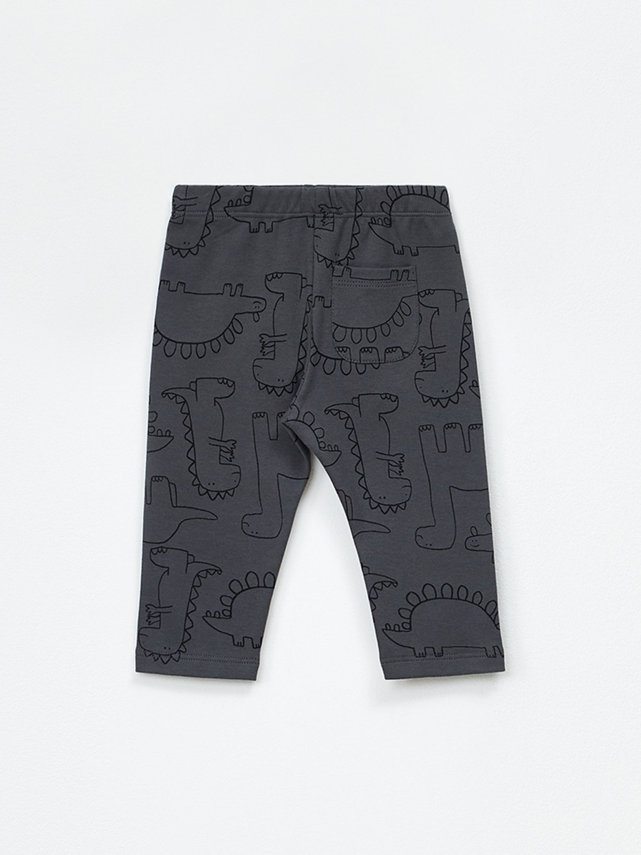 Трикотажные брюки с принтом для малышей, фото - 2