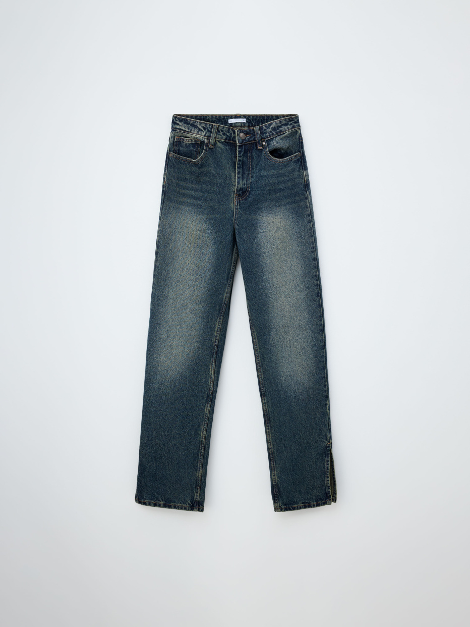 Винтажные джинсы с разрезами, фото - 7