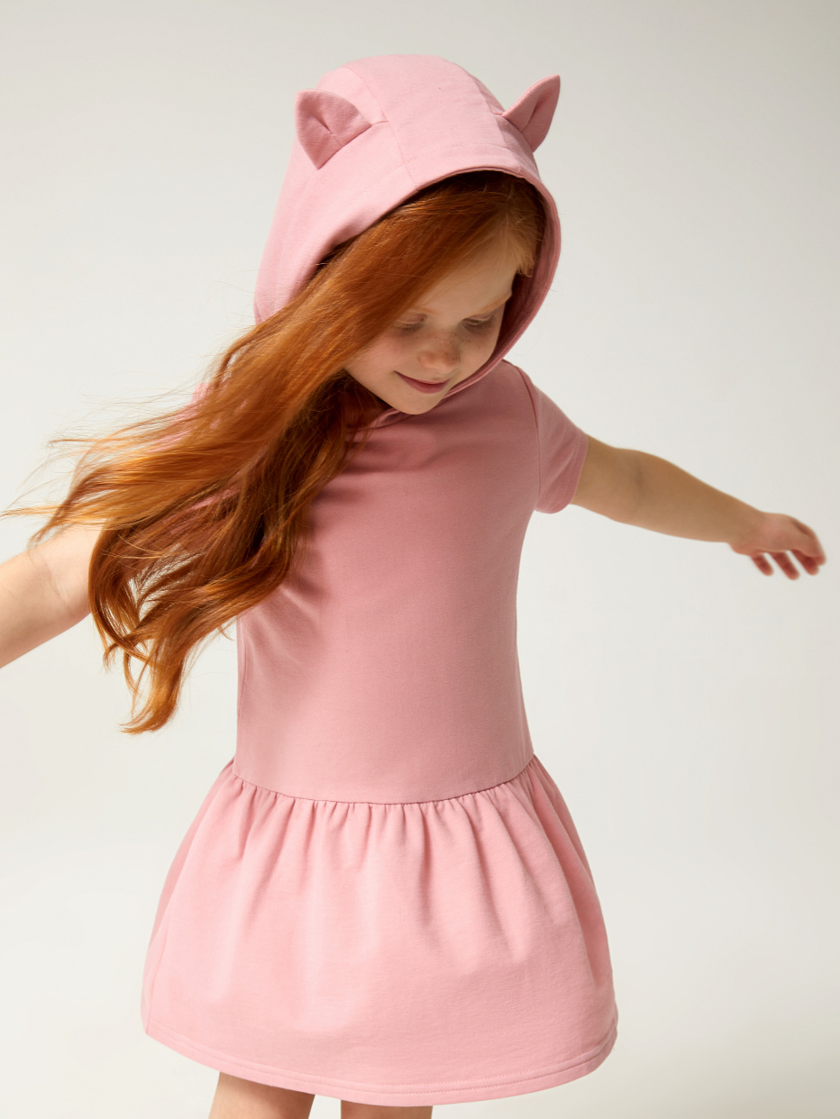 платье для девочек с капюшоном, фото - 1