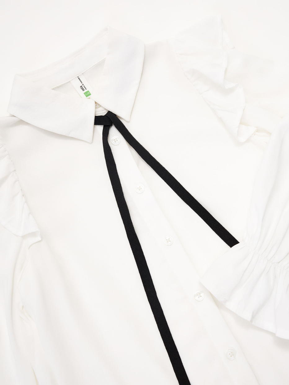 Блузка с пышными рукавами для девочек, фото - 5
