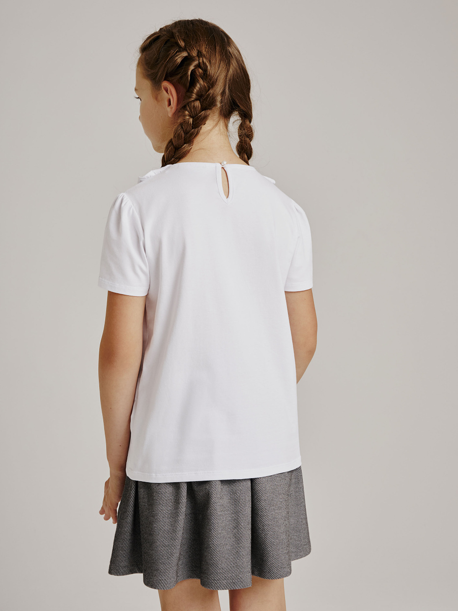 Блузка с коротким рукавом для девочек, фото - 5