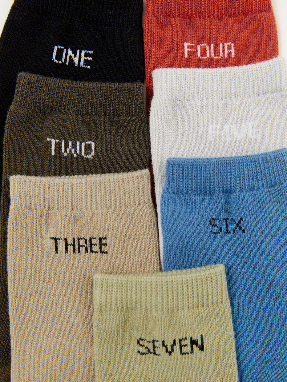 Набор из 7 пар носков для мальчиков, фото - 2