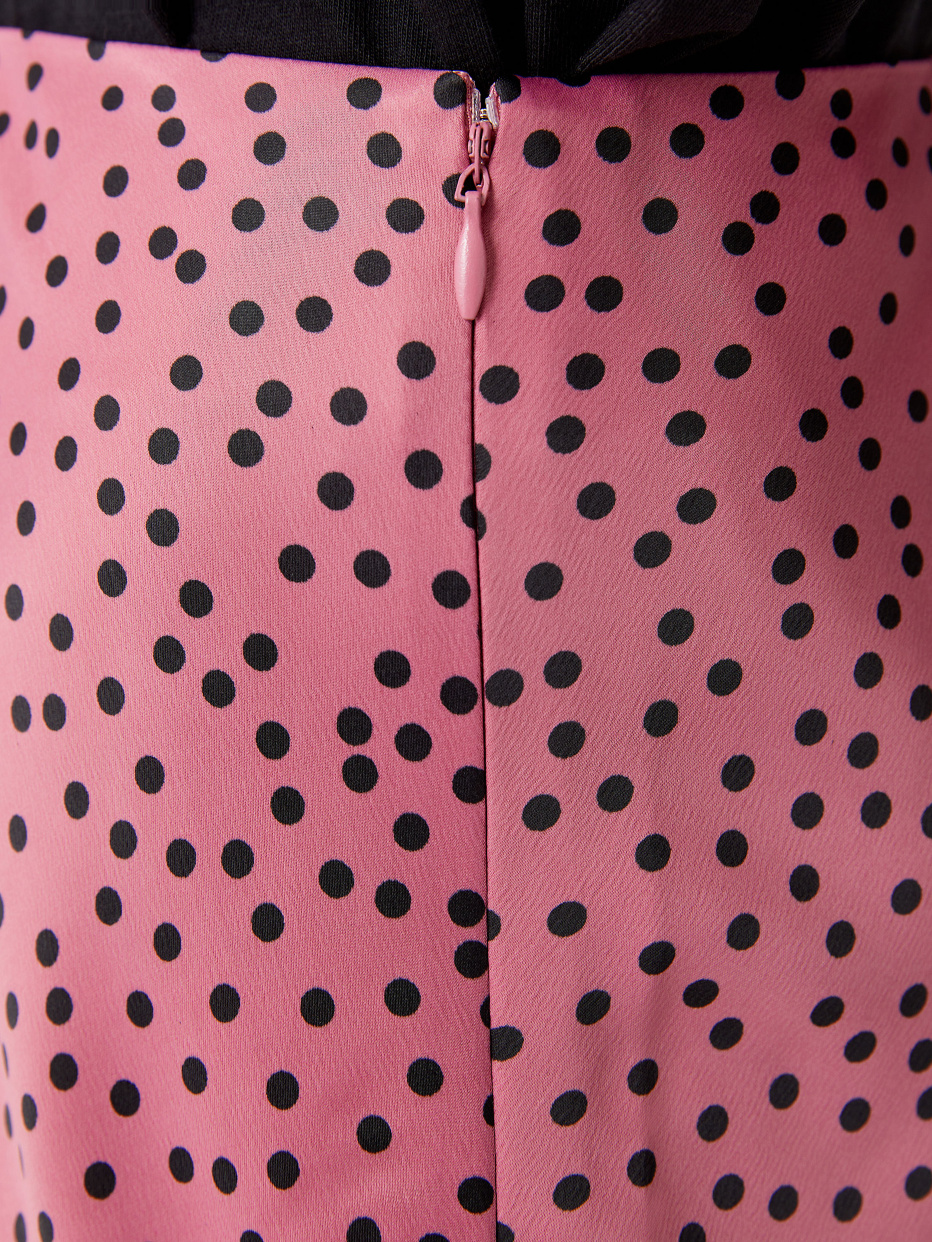 Сатиновая юбка миди, фото - 5