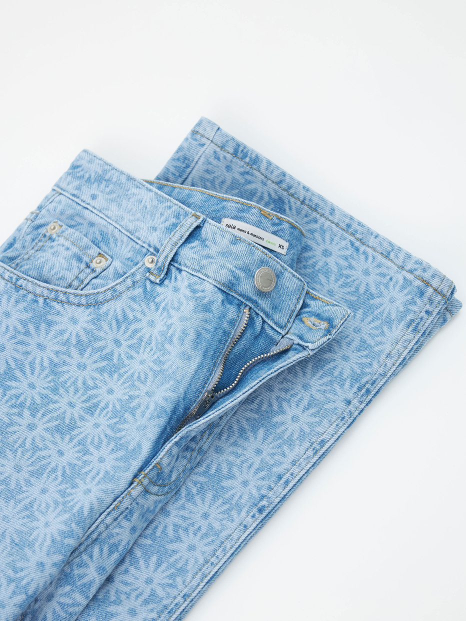 Широкие джинсы с принтом, фото - 9