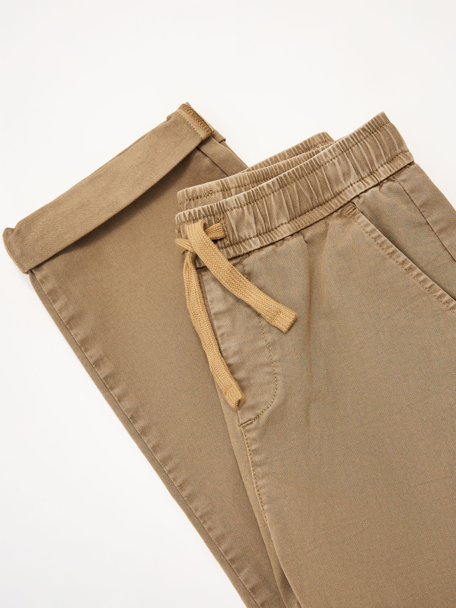 Прямые брюки на резинке для мальчиков, фото - 4