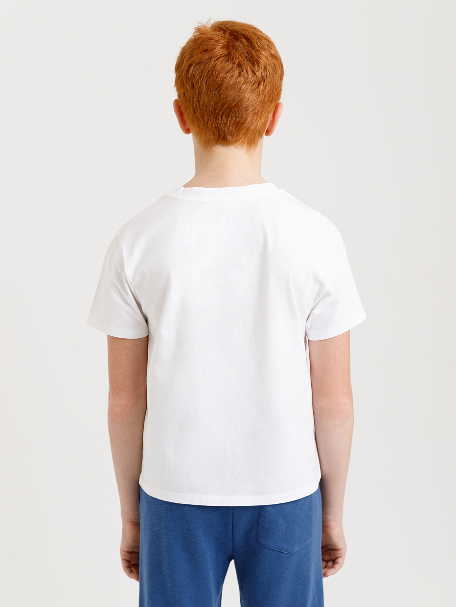 футболка с накладным карманом для мальчиков, фото - 3