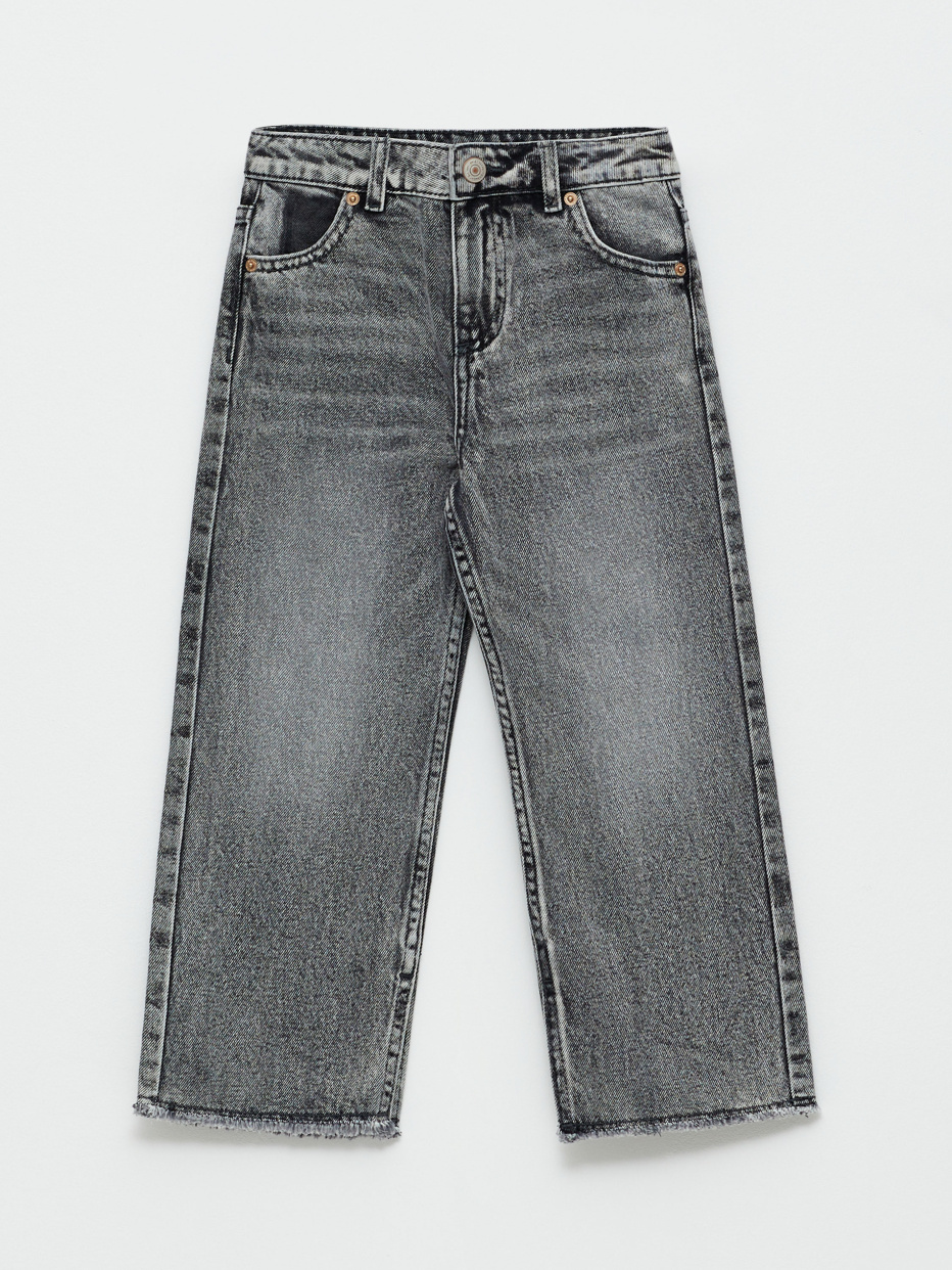Рваные широкие джинсы для девочек, фото - 2