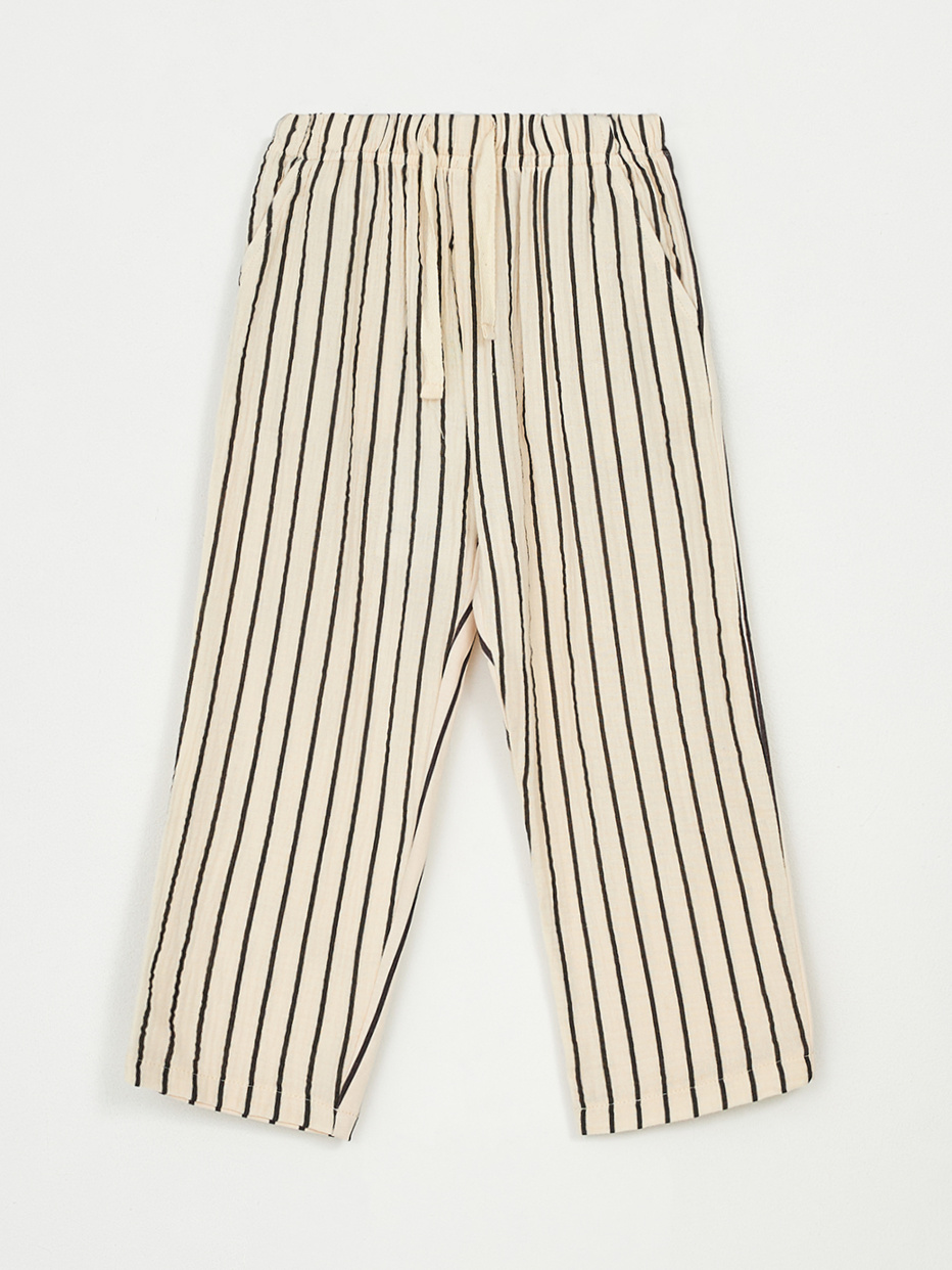 Комбинированные брюки из муслина детские, фото - 4