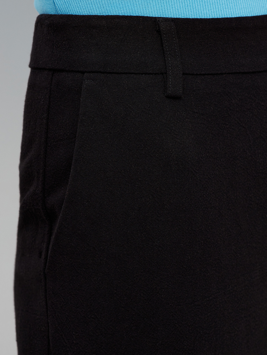 Укороченные брюки с добавлением льна, фото - 5