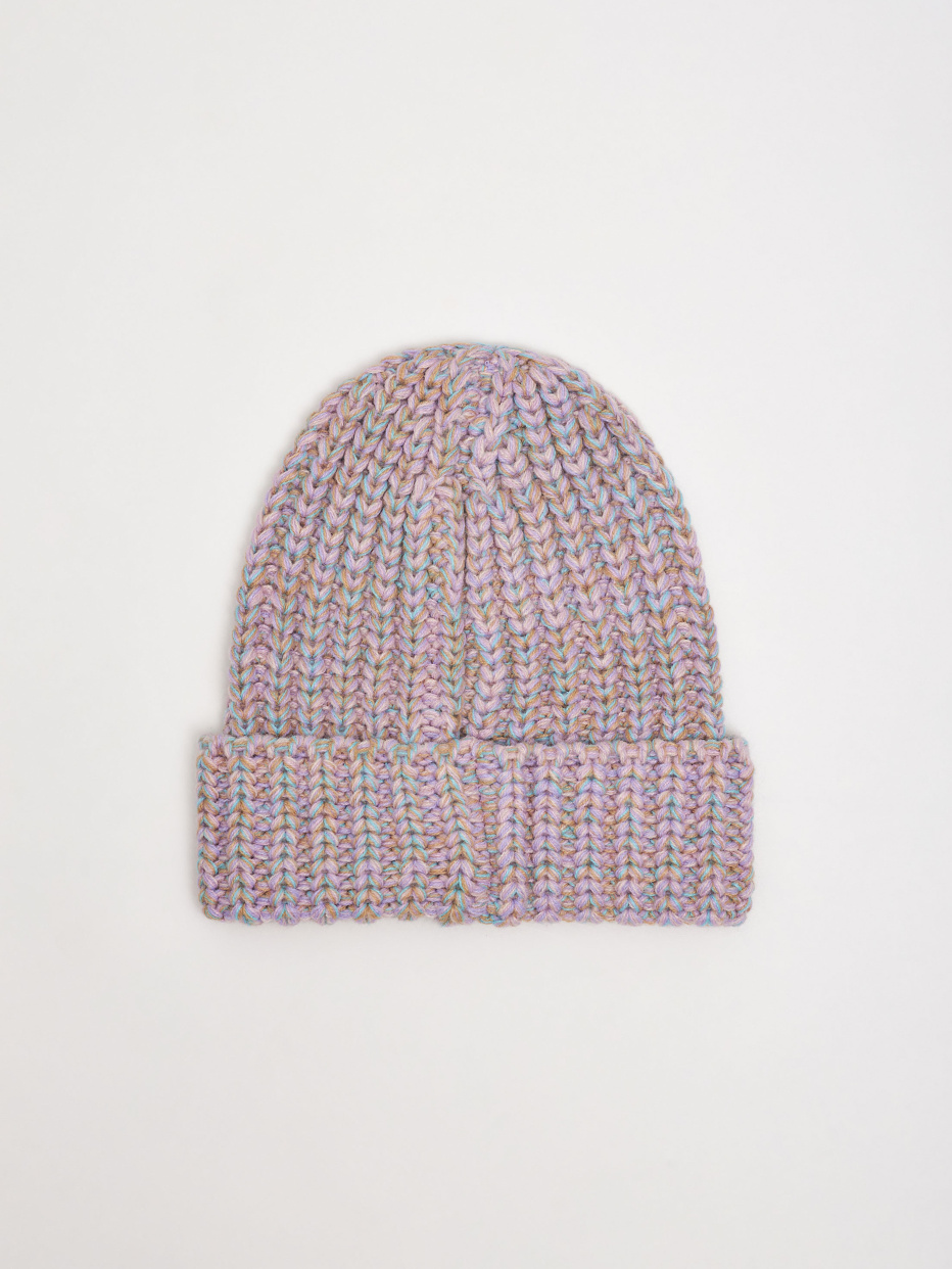 Разноцветная шапка-бини для девочек, фото - 3
