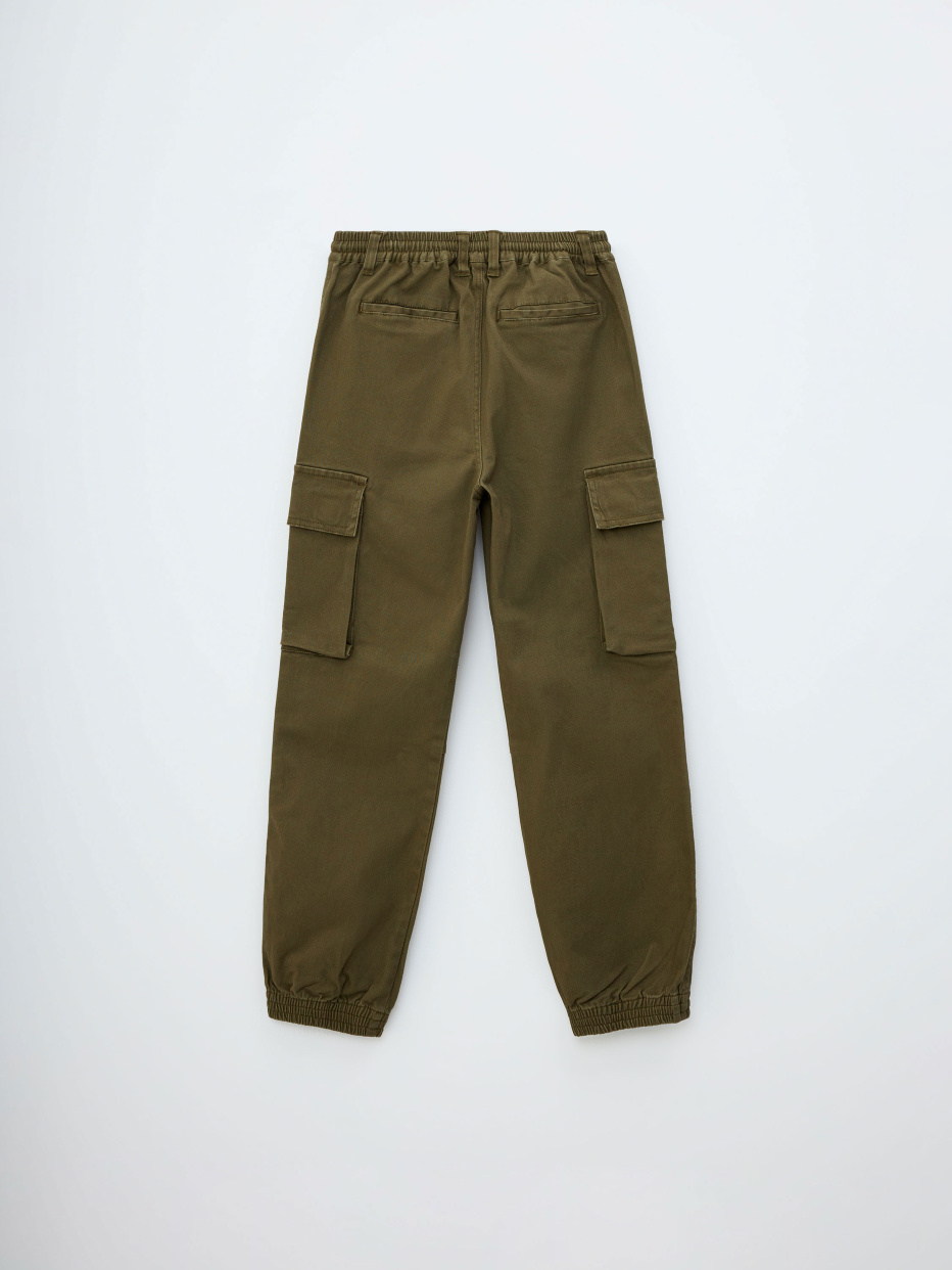 Хлопковые брюки карго для мальчиков, фото - 5