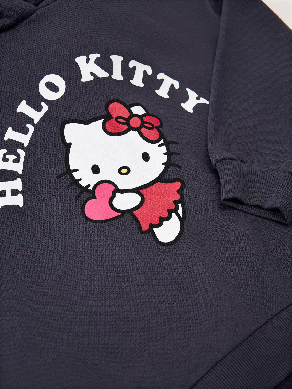 Худи с принтом Hello Kitty для девочек, фото - 5