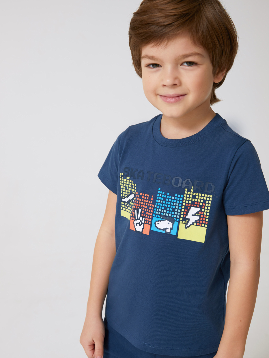 футболка для мальчиков с ярким принтом, фото - 2