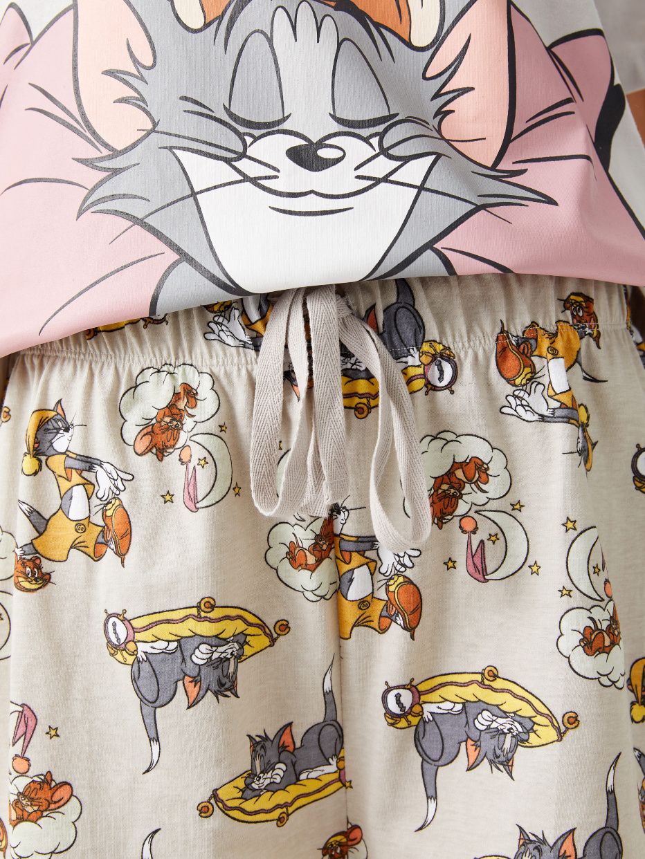 Пижама с ярким принтом Tom & Jerry, фото - 3