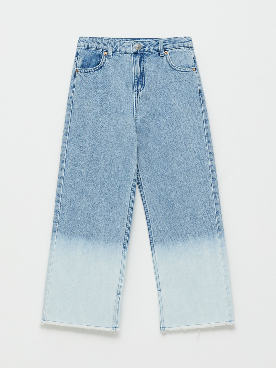 Рваные широкие джинсы для девочек, фото - 2