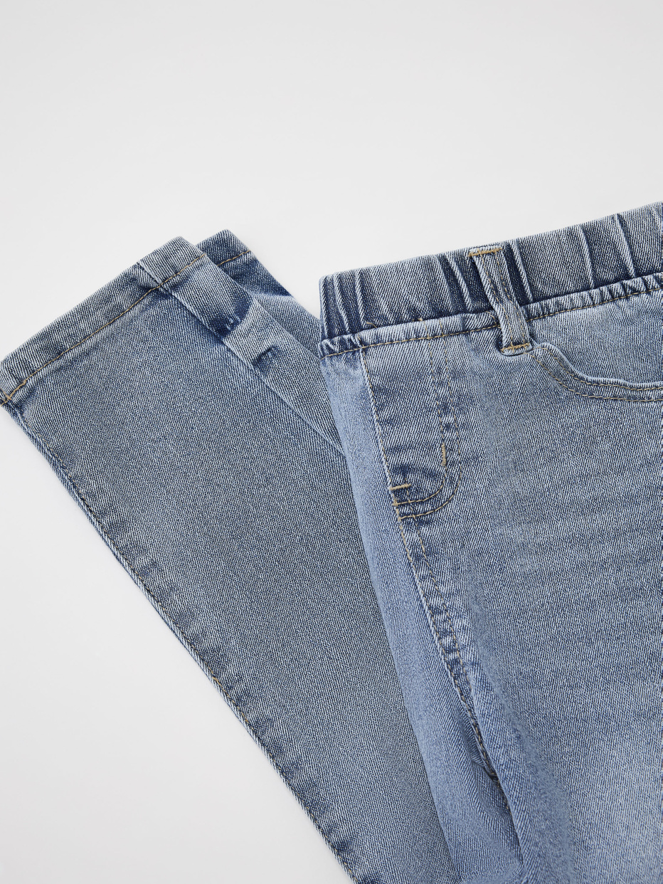 Комфортные джинсы Relaxed fit на резинке, фото - 4