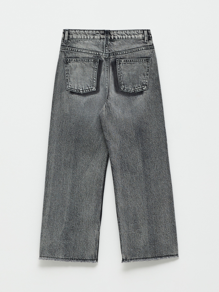 Рваные широкие джинсы для девочек, фото - 3