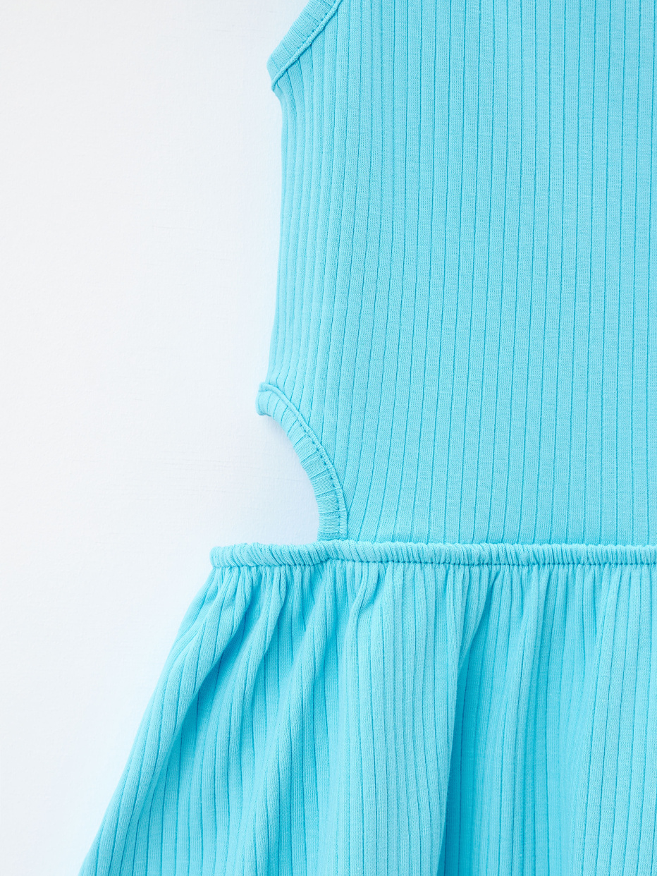 Трикотажное платье с вырезами для девочек, фото - 2