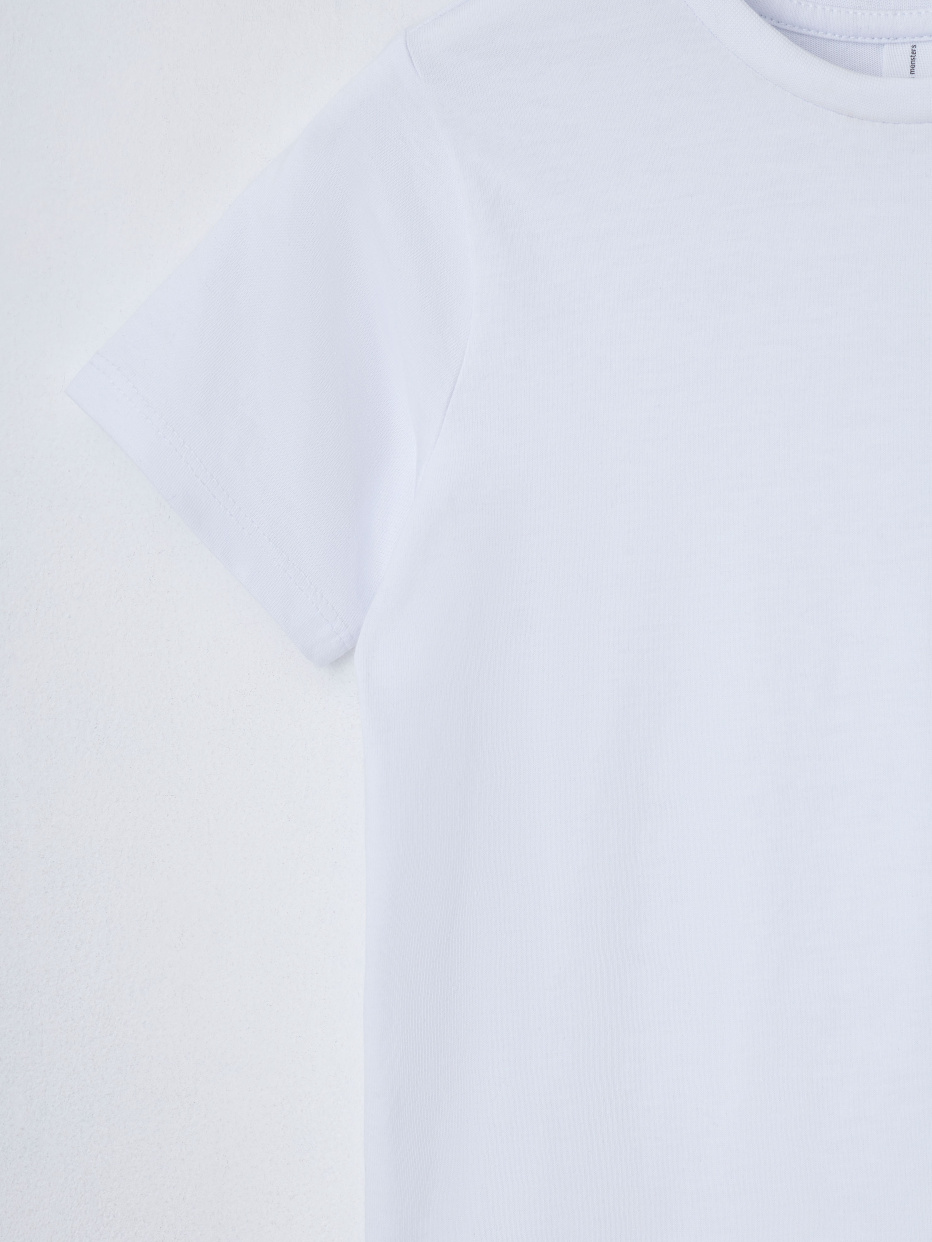 Набор детских базовых белых футболок, фото - 3