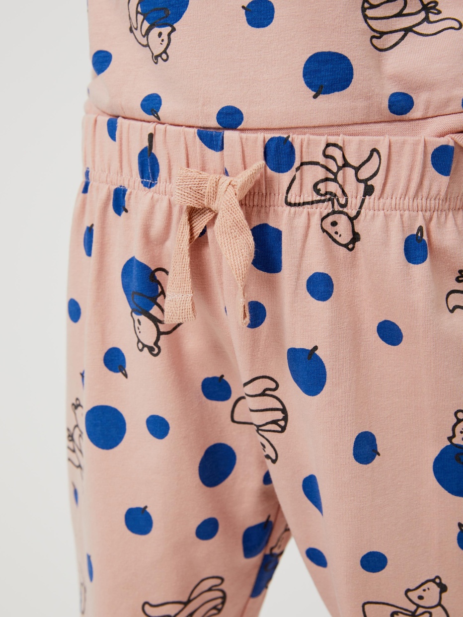 Трикотажная пижама для девочек, фото - 5