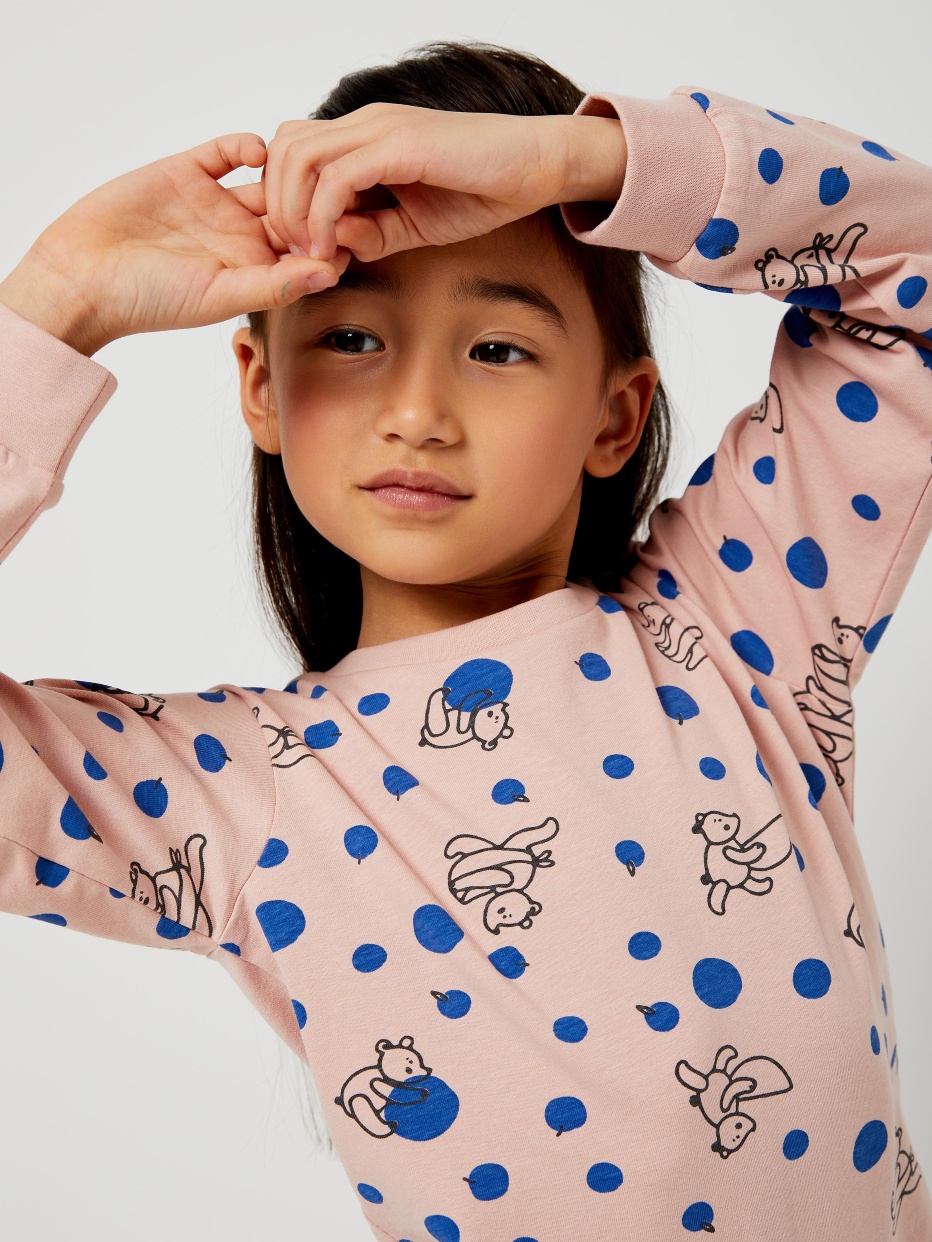 Трикотажная пижама для девочек, фото - 7