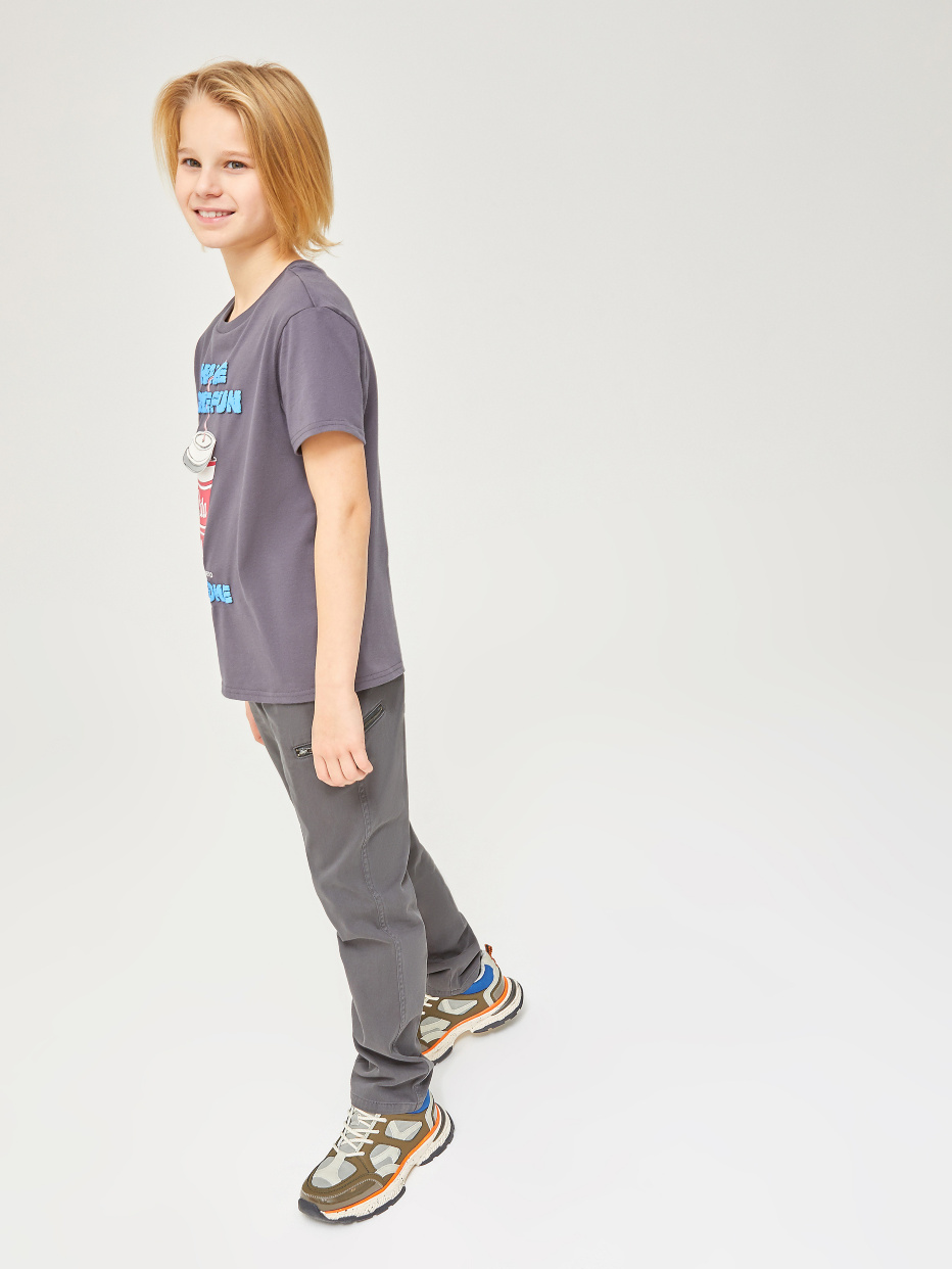 футболка для мальчиков с ярким интерактивным принтом, фото - 5