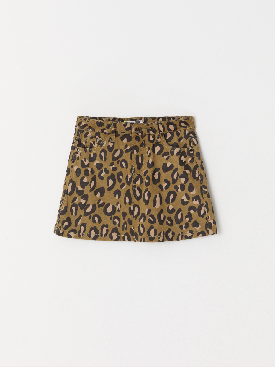 Леопардовая юбка для девочек, фото - 2