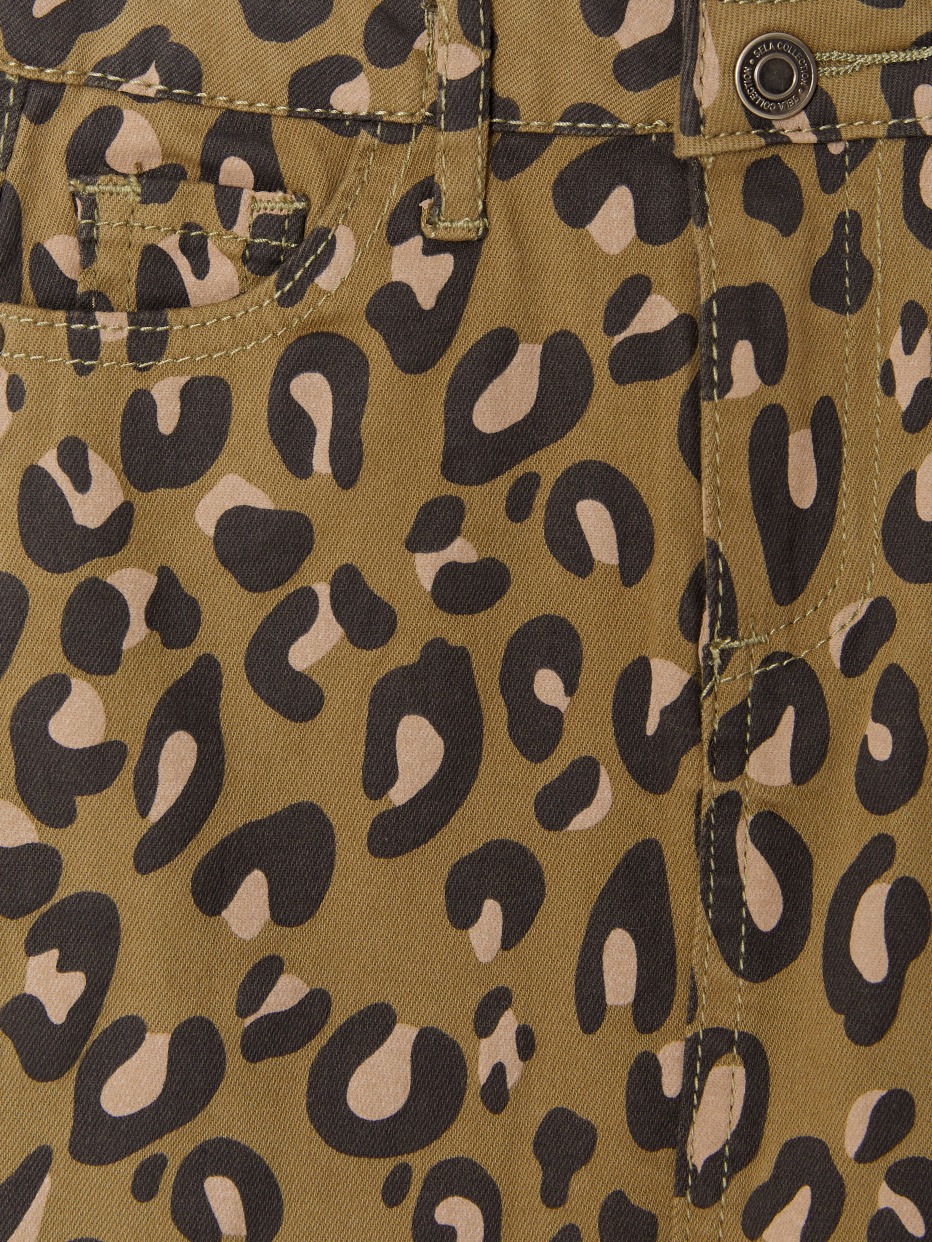 Леопардовая юбка для девочек, фото - 3