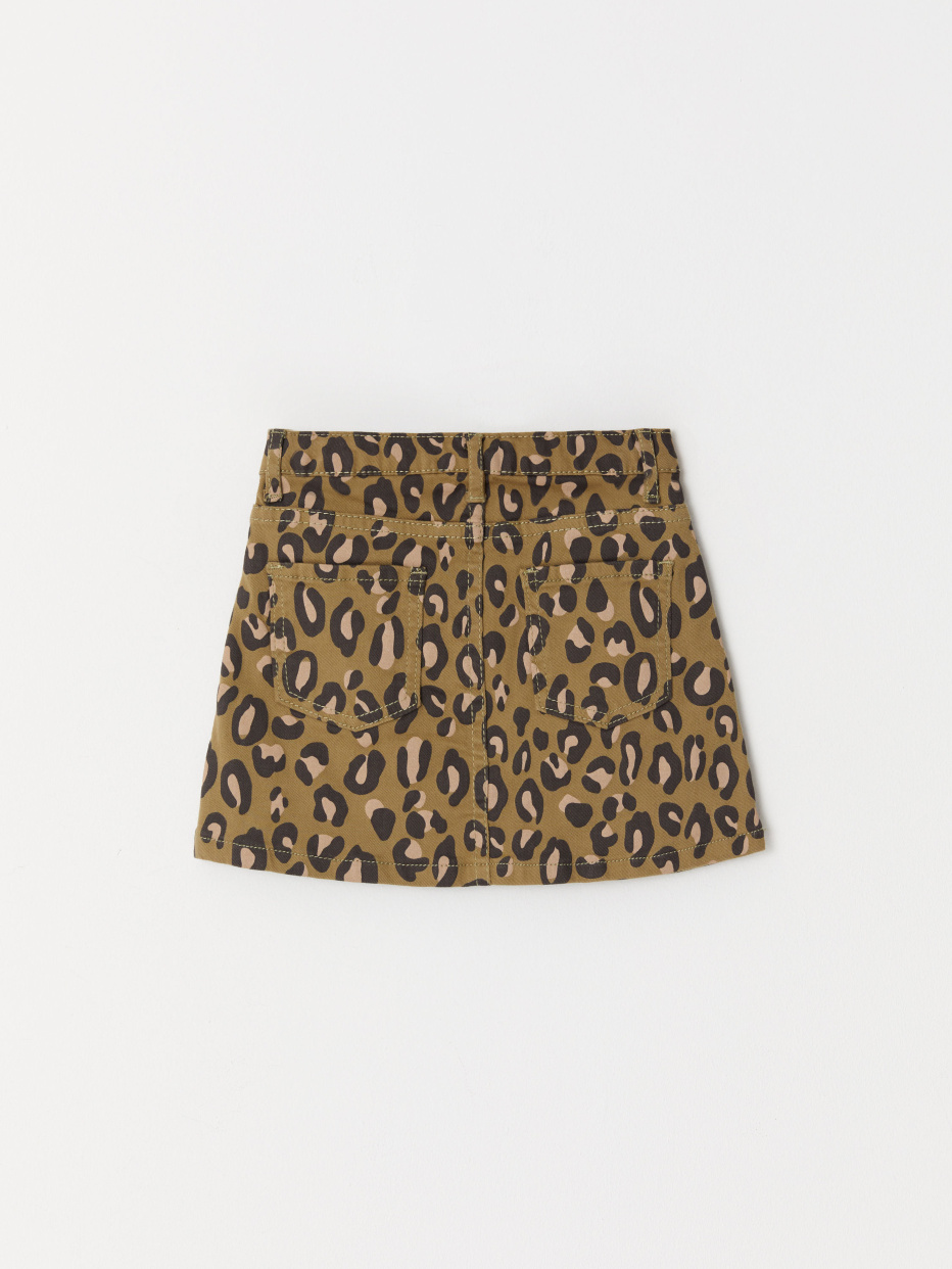 Леопардовая юбка для девочек, фото - 4