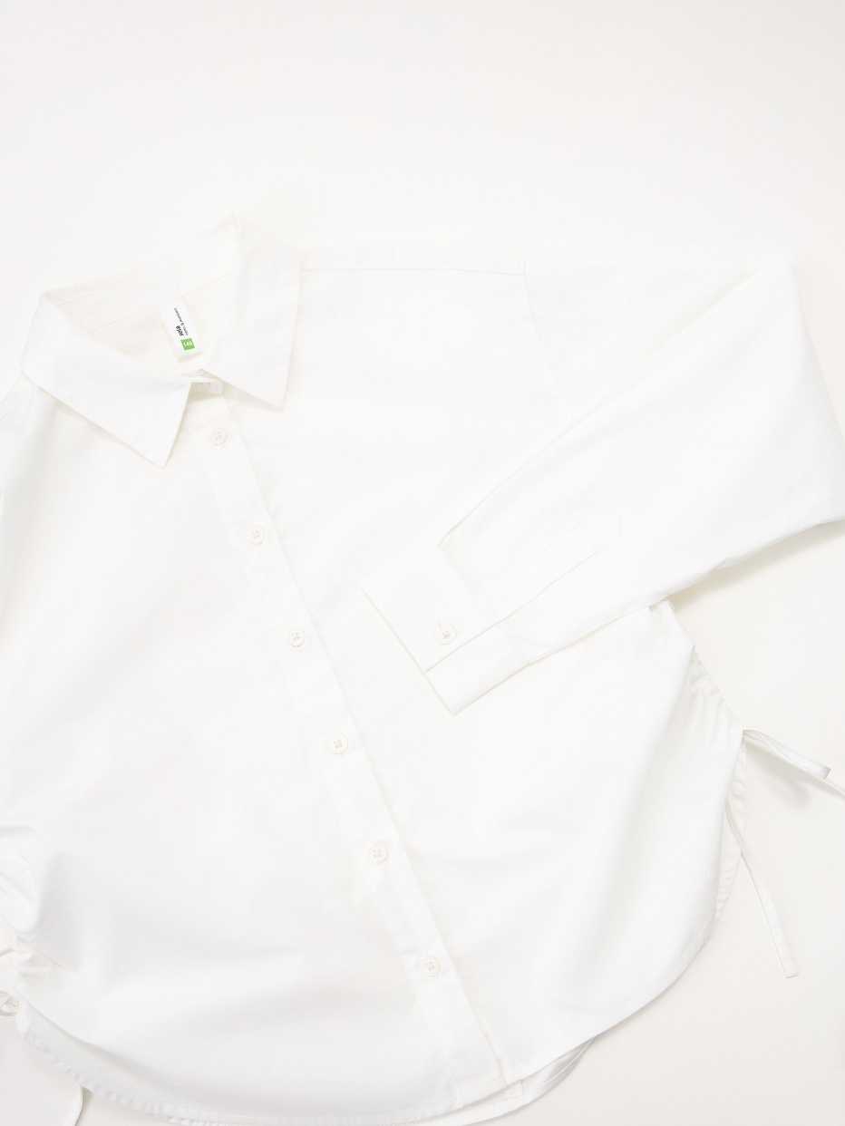 Школьная блузка со сборками для девочек, фото - 5